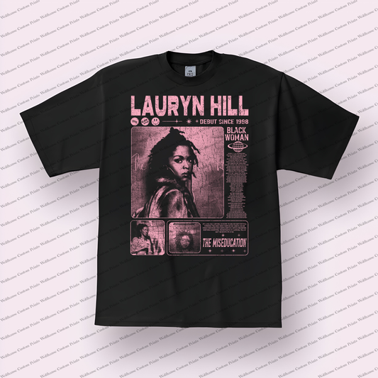 Lauryn Hill Distressed Graphic Tee