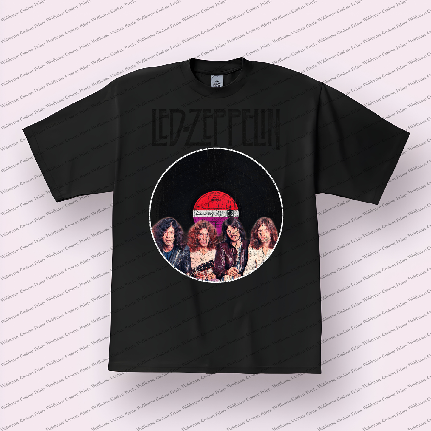 Led Zepplin Distressed Graphic Tee