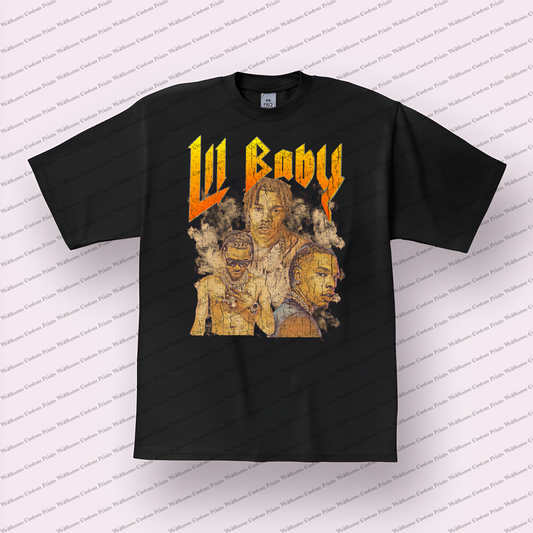 Lil Baby Distressed Graphic Tee