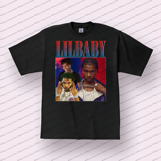 Lil Baby Distressed Graphic Tee