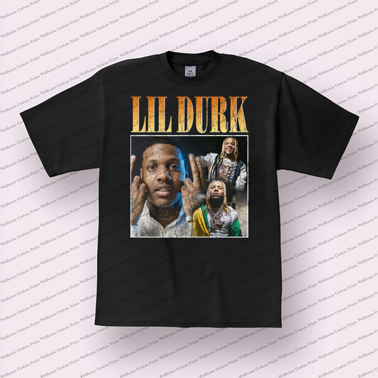 Lil Durk Distressed Graphic Tee