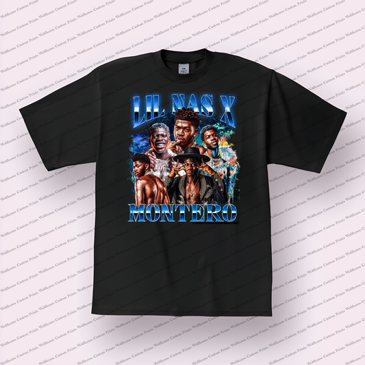 Lil Nas X Distressed Graphic Tee