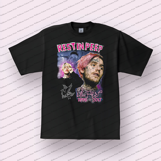 Lil Peep Distressed Graphic Tee