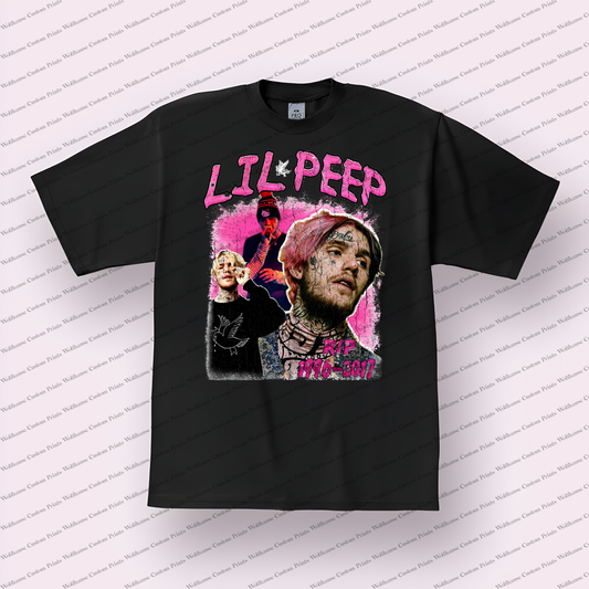 Lil Peep Distressed Graphic Tee