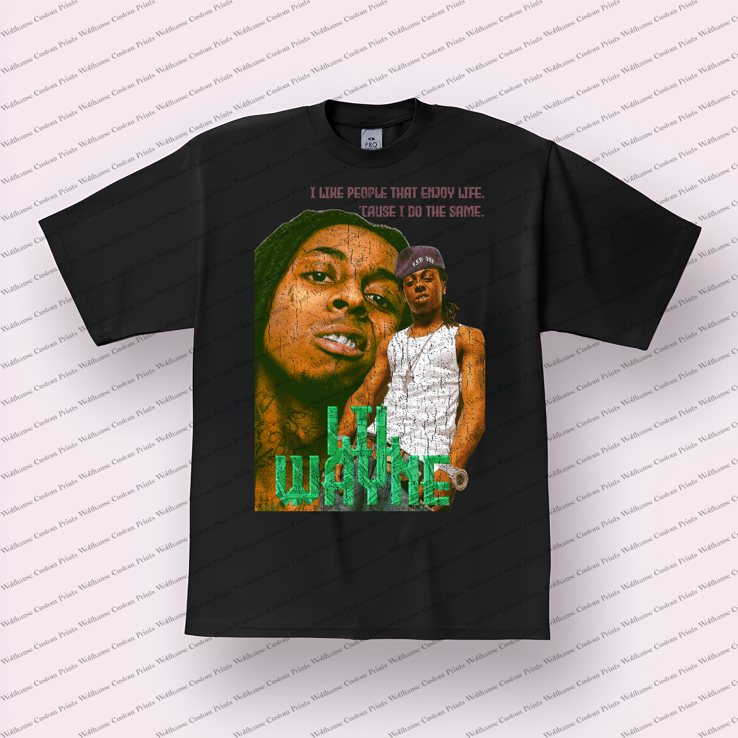 Lil Wayne Distressed Graphic Tee
