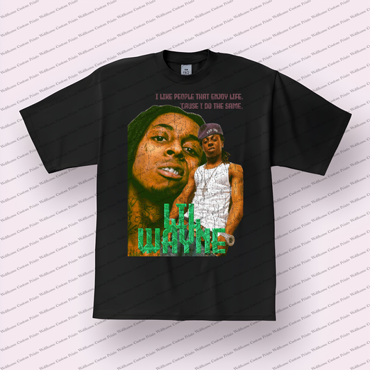 Lil Wayne Distressed Graphic Tee