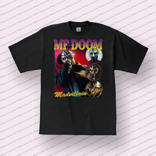 MF Doom Distressed Graphic Tee