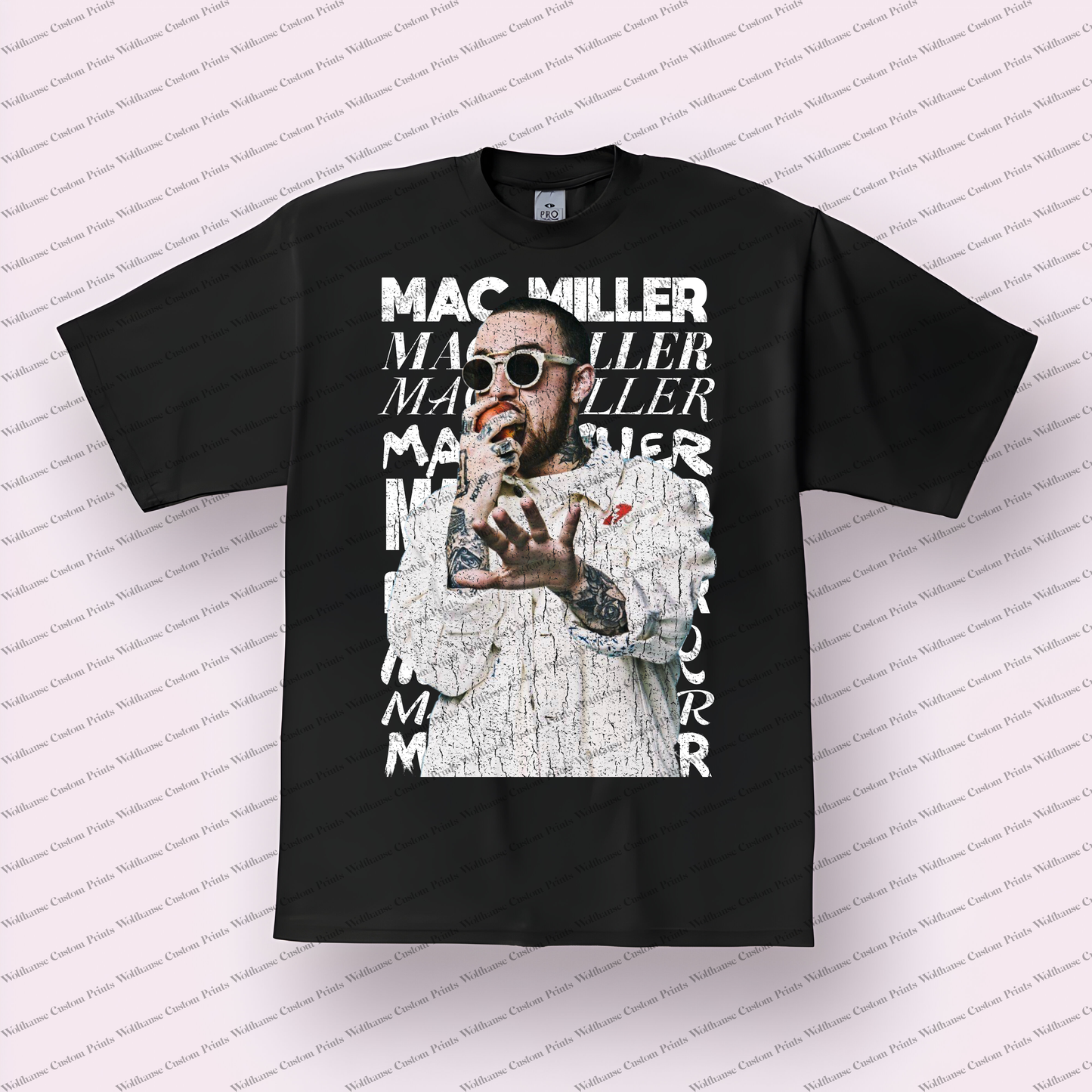 Mac Miller Distressed Graphic Tee