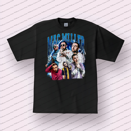 Mac Miller Distressed Graphic Tee