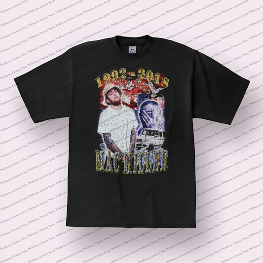 Mac Miller Distressed Graphic Tee