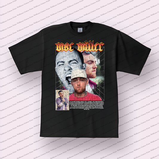Mac Miller Distressed Graphic Tee