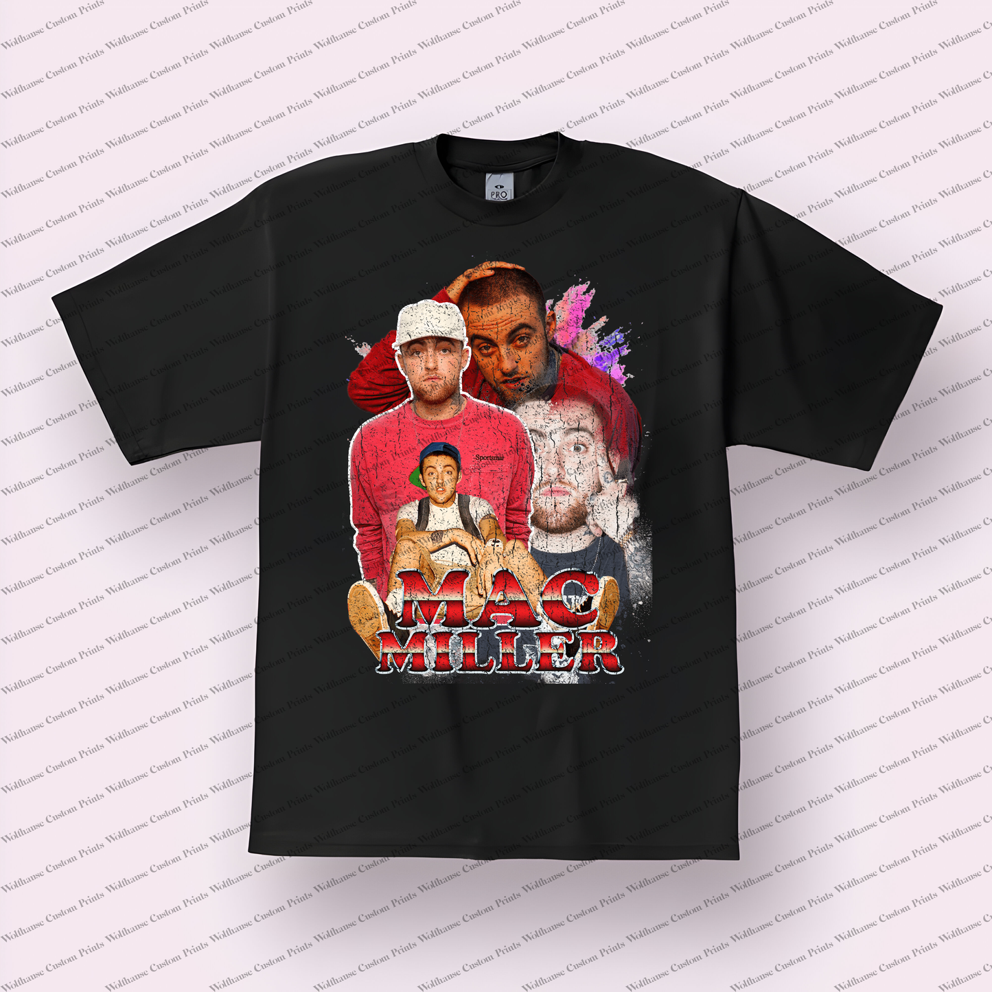 Mac Miller Distressed Graphic Tee