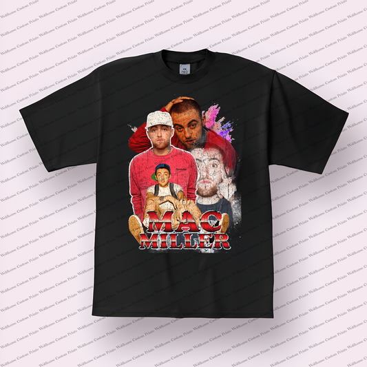Mac Miller Distressed Graphic Tee