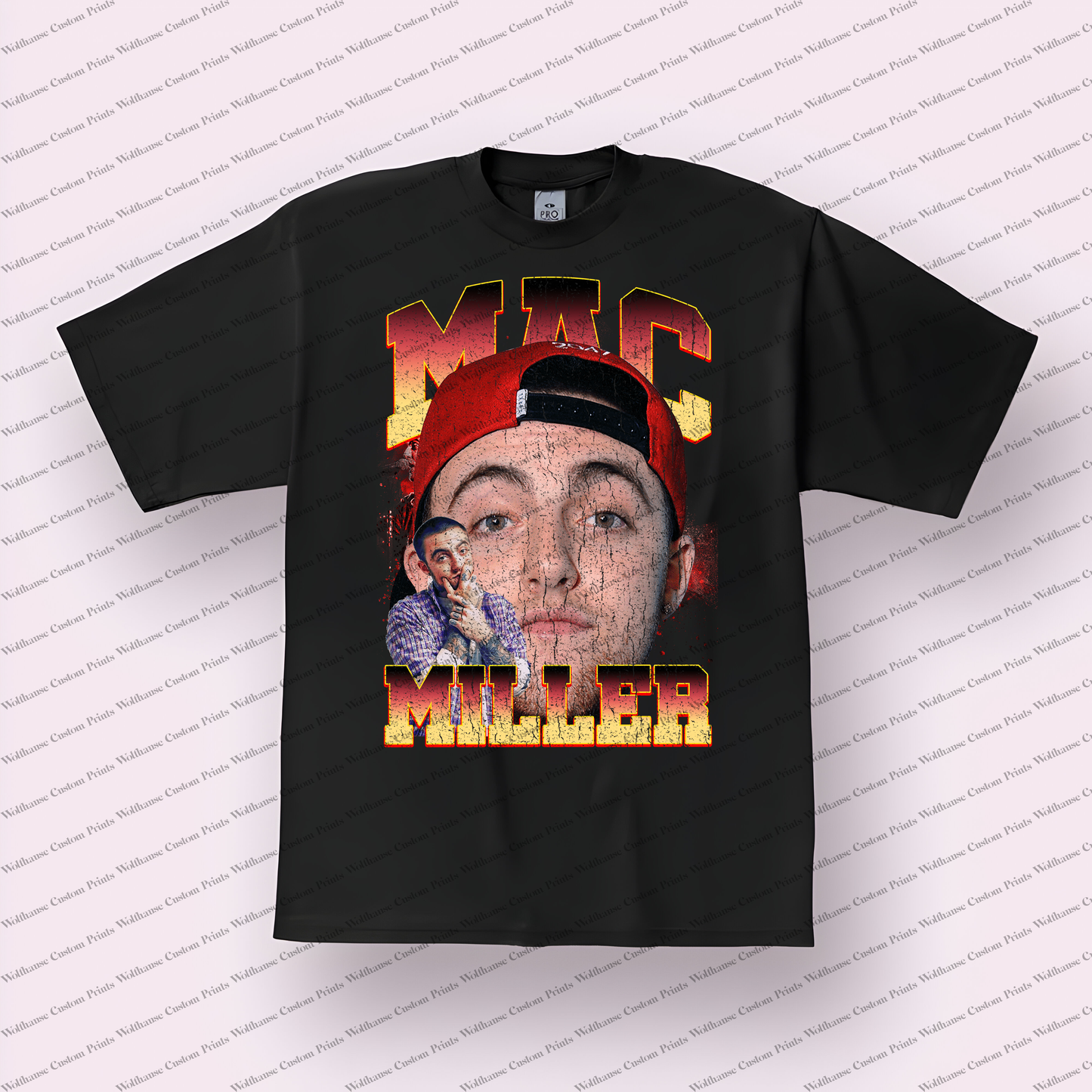 Mac Miller Distressed Graphic Tee