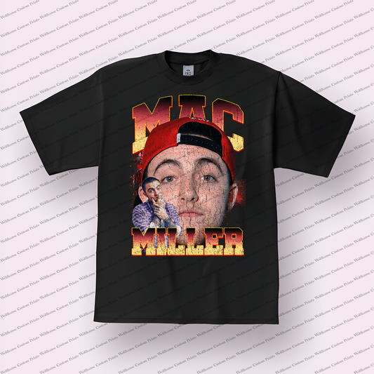 Mac Miller Distressed Graphic Tee