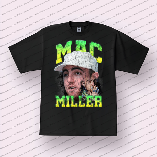 Mac Miller Distressed Graphic Tee