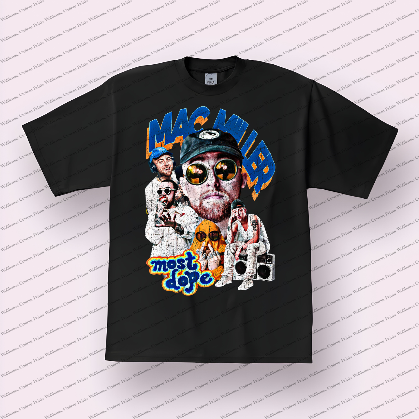 Mac Miller Distressed Graphic Tee