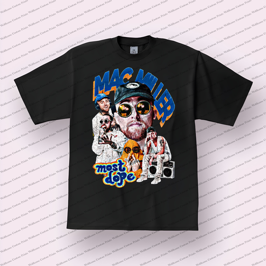 Mac Miller Distressed Graphic Tee