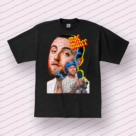 Mac Miller Distressed Graphic Tee