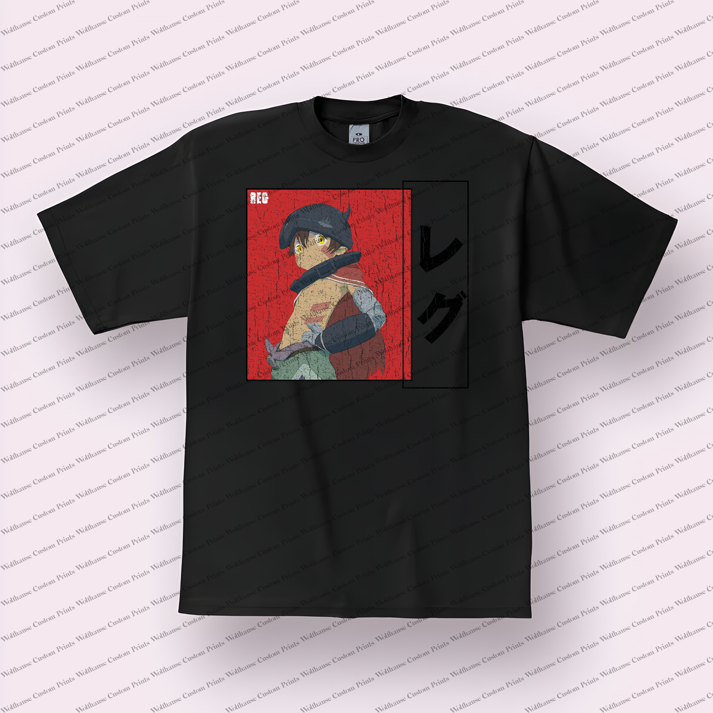 Made in Abyss Distressed Design Graphic Tee