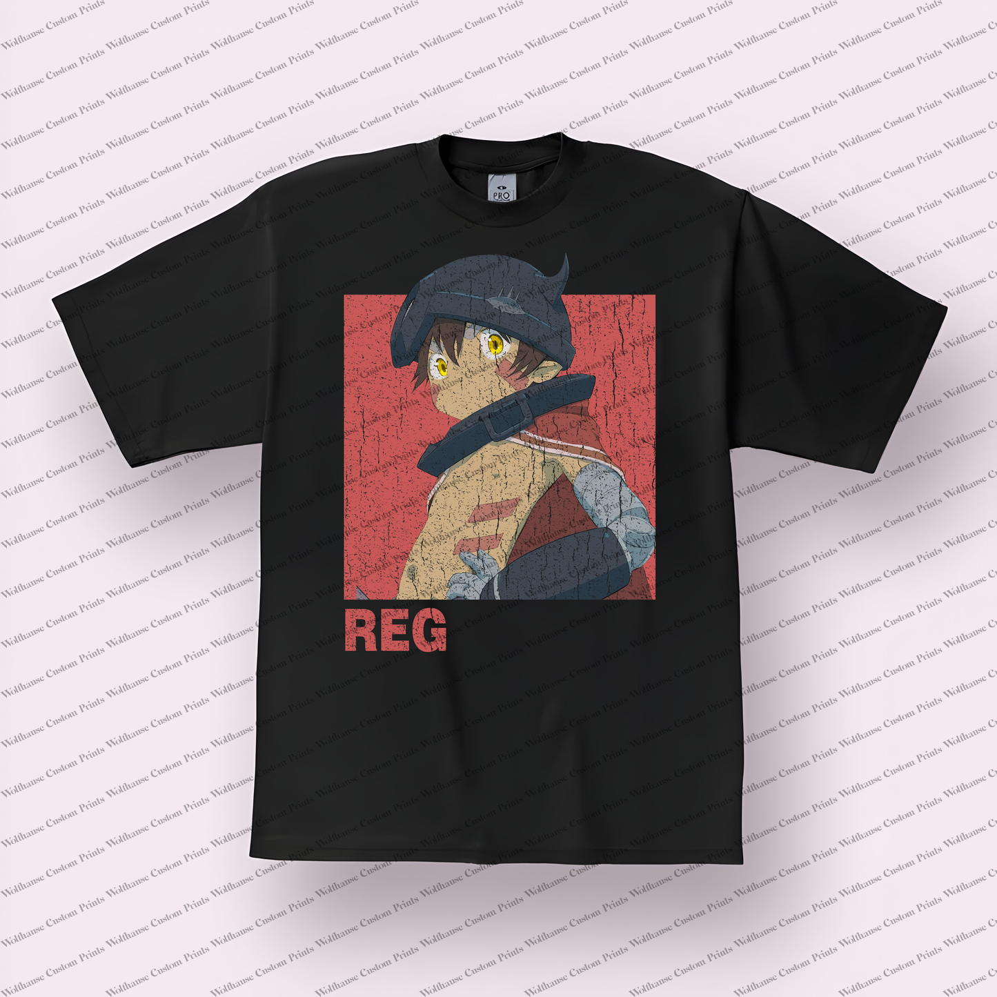 Made in Abyss Distressed Design Graphic Tee