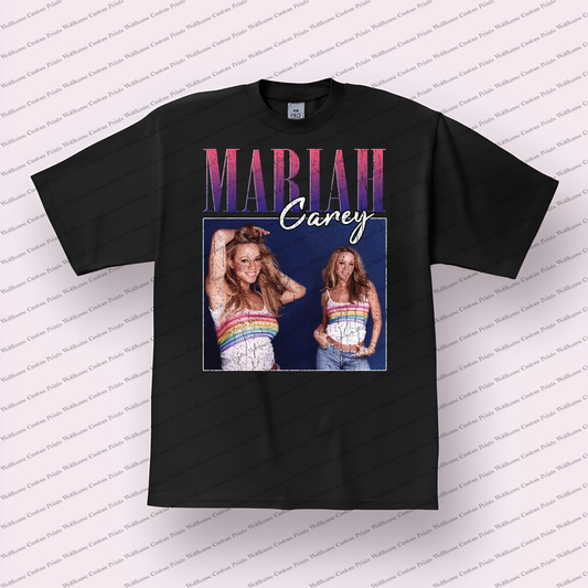 Mariah Carey Distressed Graphic Tee