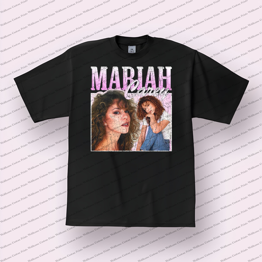 Mariah Carey Distressed Graphic Tee