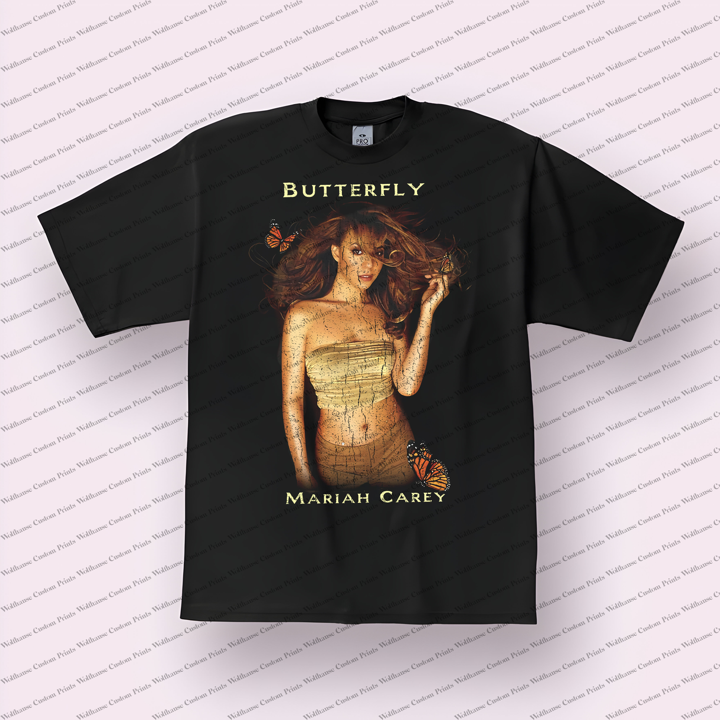 Mariah Carey Distressed Graphic Tee