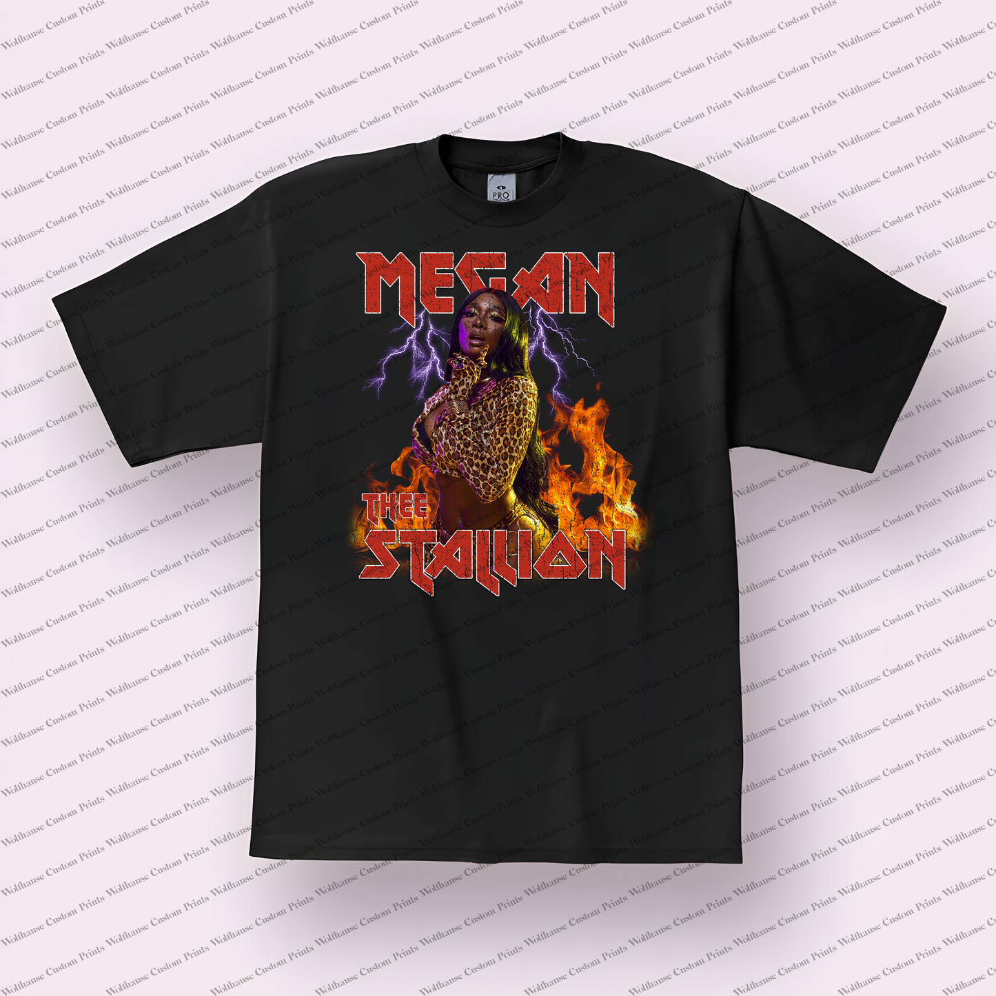 Megan thee Stallion Distressed Graphic Tee