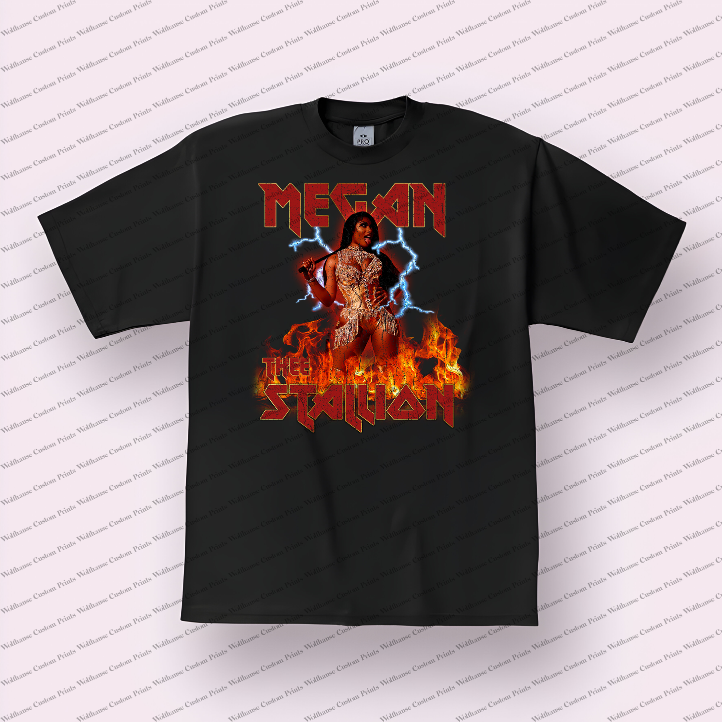 Megan thee Stallion Distressed Graphic Tee
