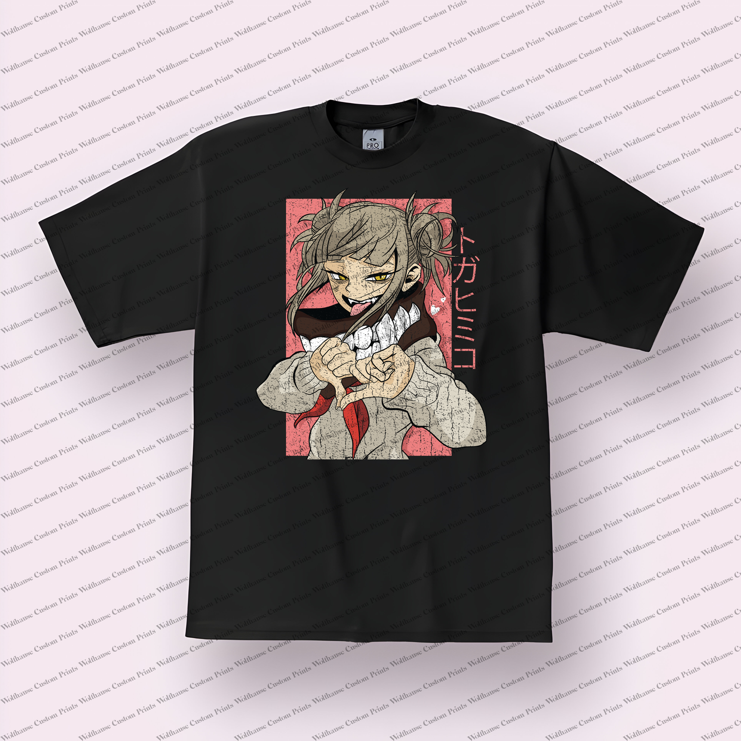 Mieruko Chan Distressed Design Graphic Tee