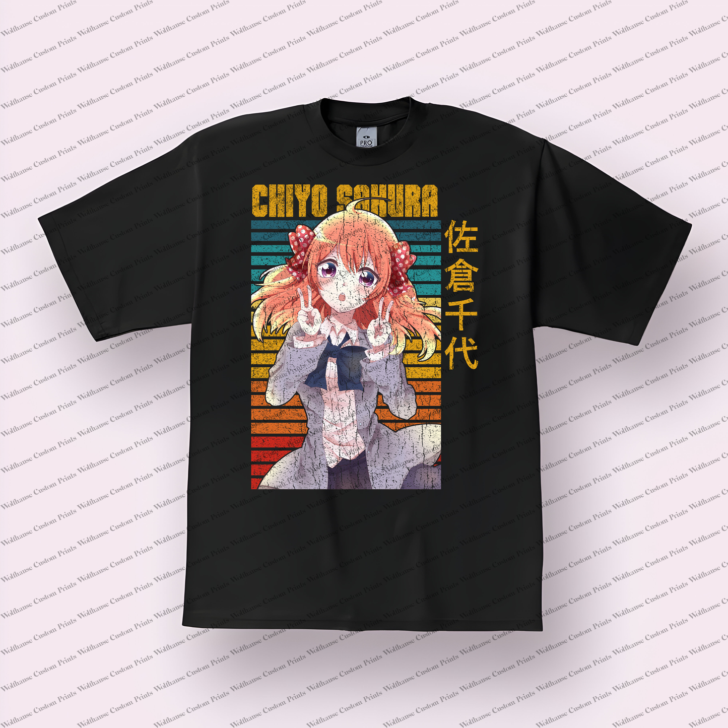 Monthly Girls Nozaki-kun Distressed Design Graphic Tee