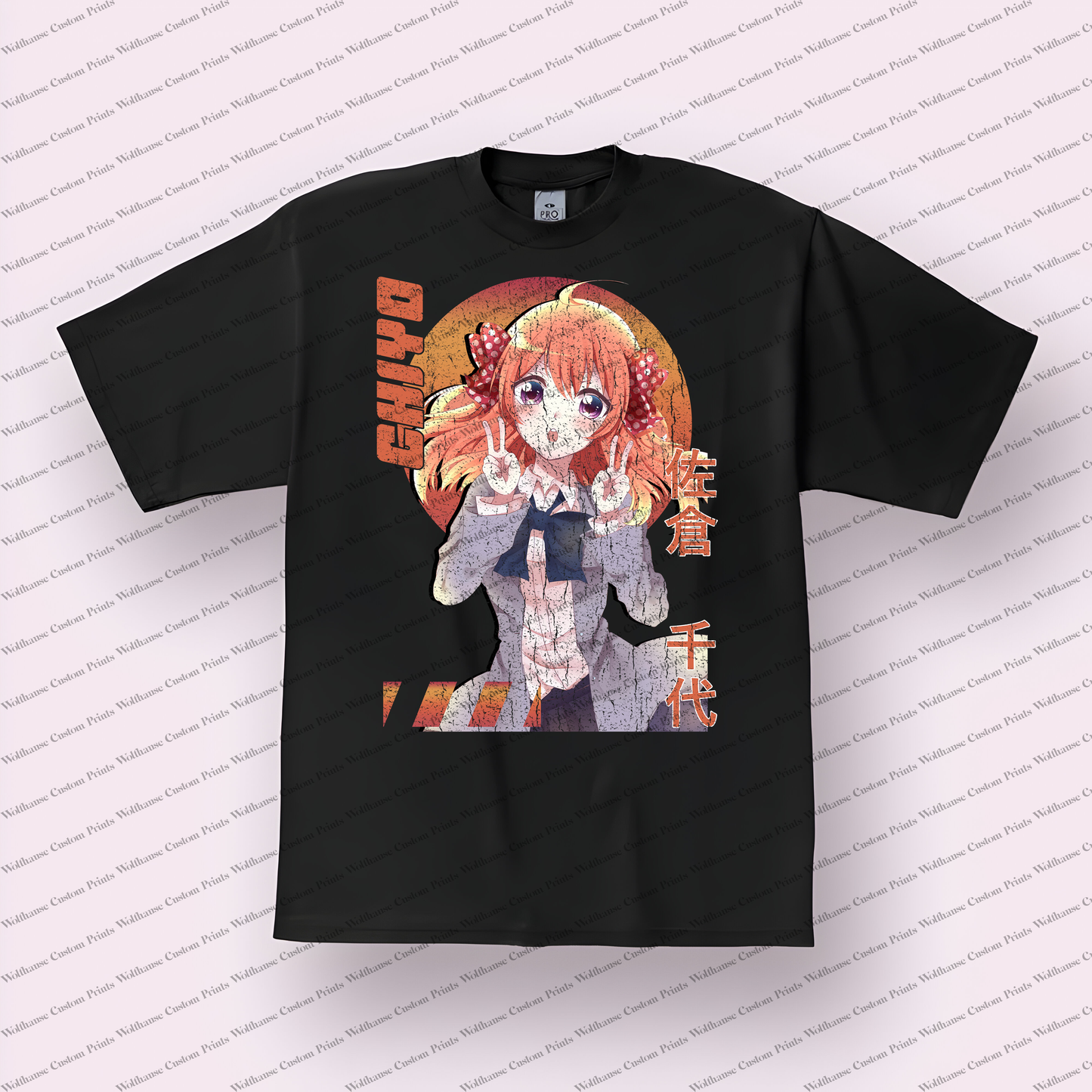 Monthly Girls Nozaki-kun Distressed Design Graphic Tee