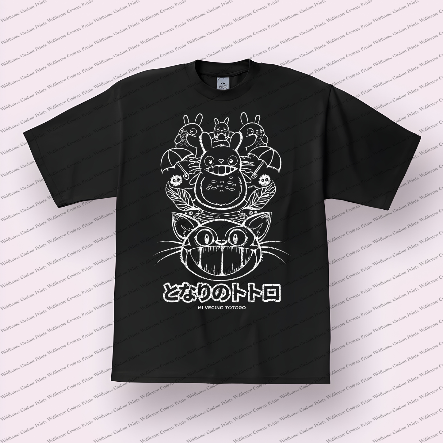 My Neighbor Totoro Distressed Design Graphic Tee