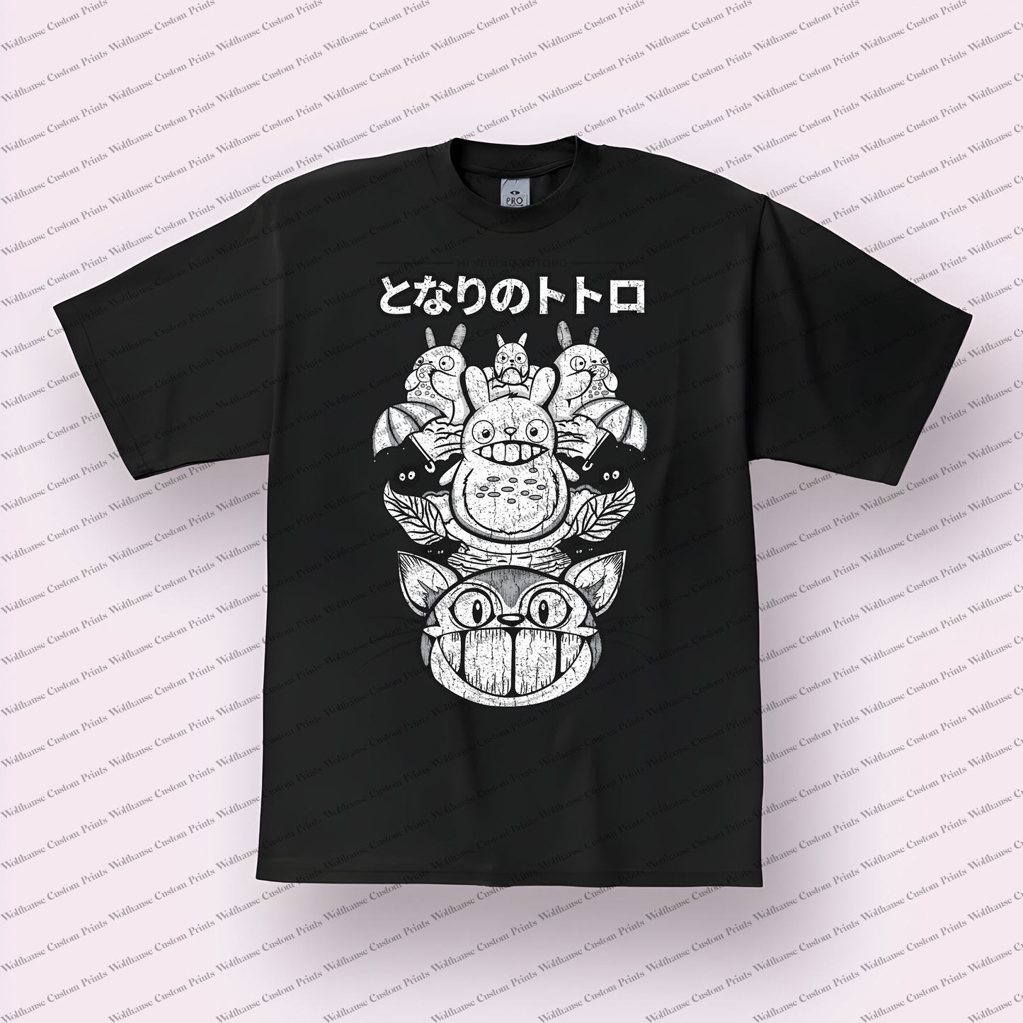 My Neighbor Totoro Distressed Design Graphic Tee