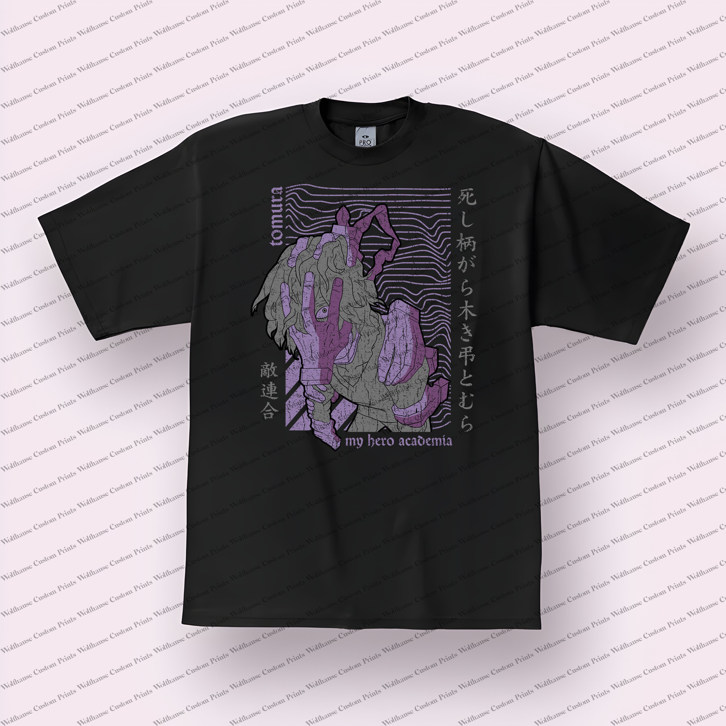 My hero academia Distressed Design Graphic Tee