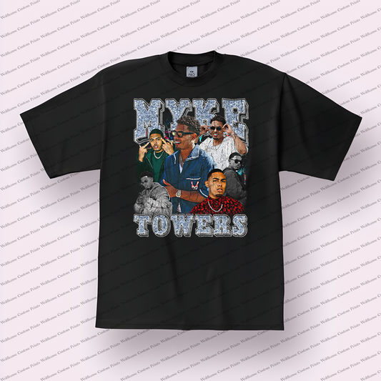 Myke Towers Distressed Graphic Tee