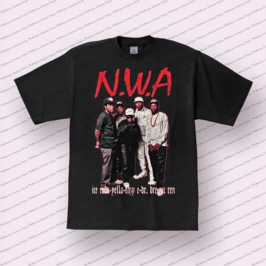 NWA Distressed Graphic Tee