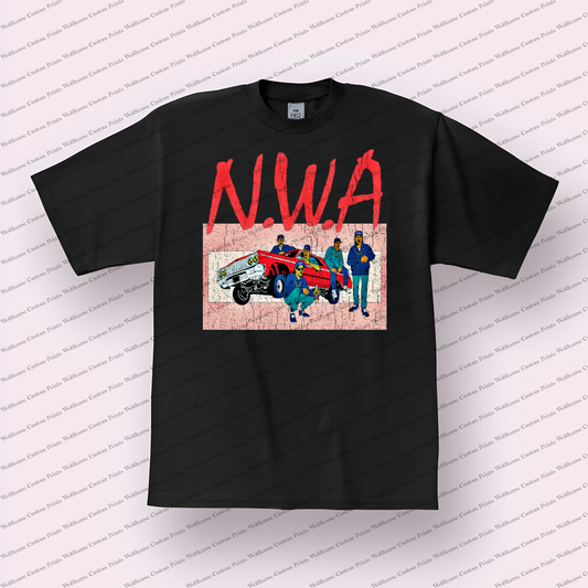 NWA Distressed Graphic Tee