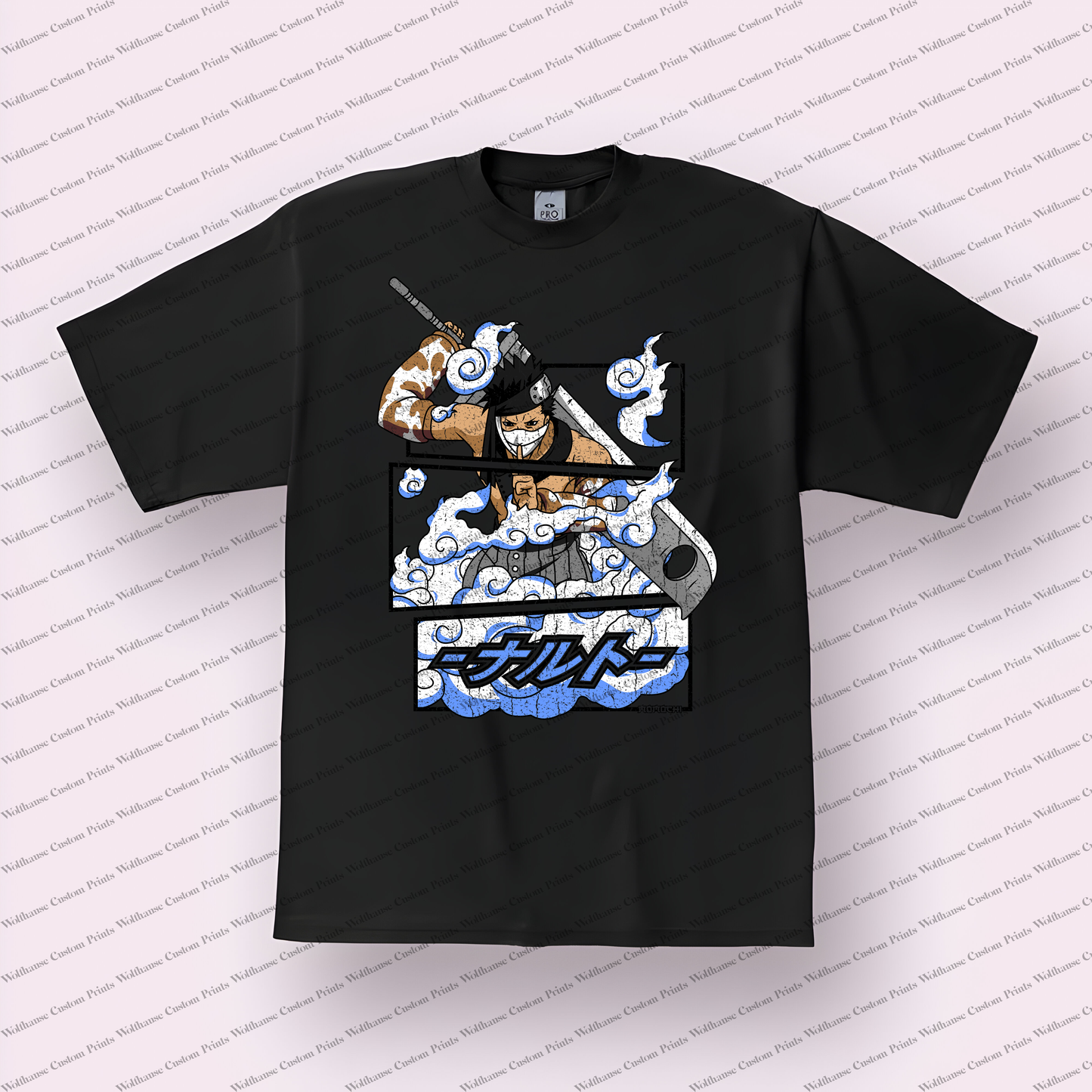 Naruto Distressed Design Graphic Tee