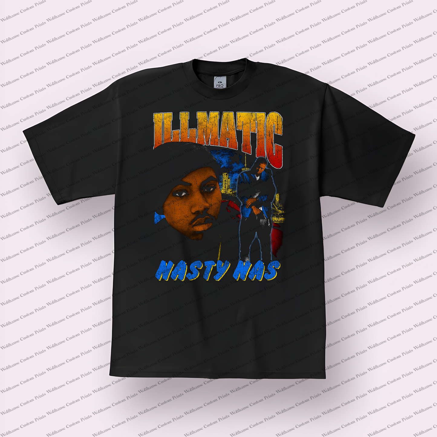 Nas Distressed Graphic Tee