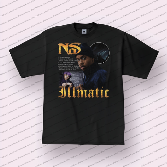 Nas Distressed Graphic Tee