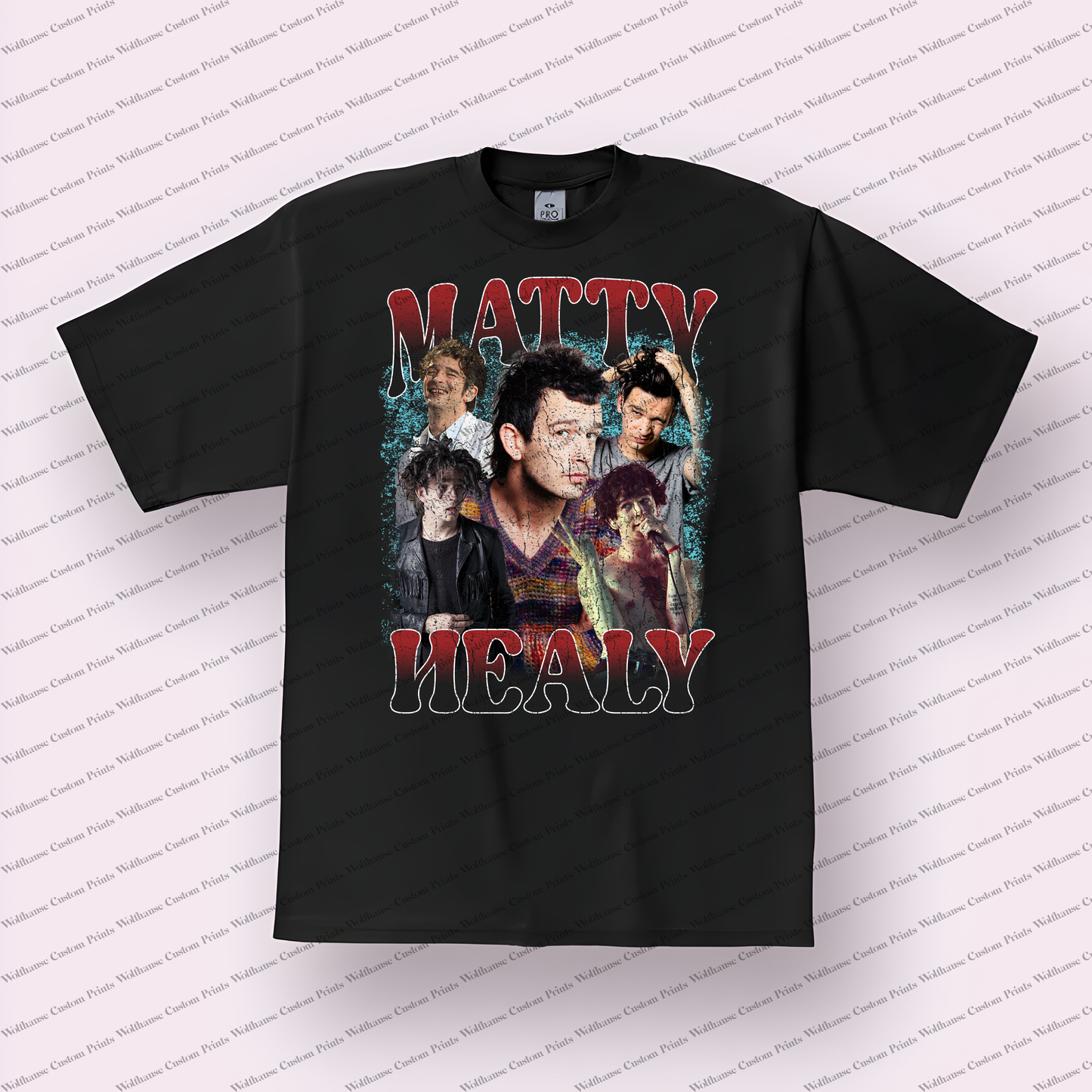 Matty Healy Distressed Graphic Tee