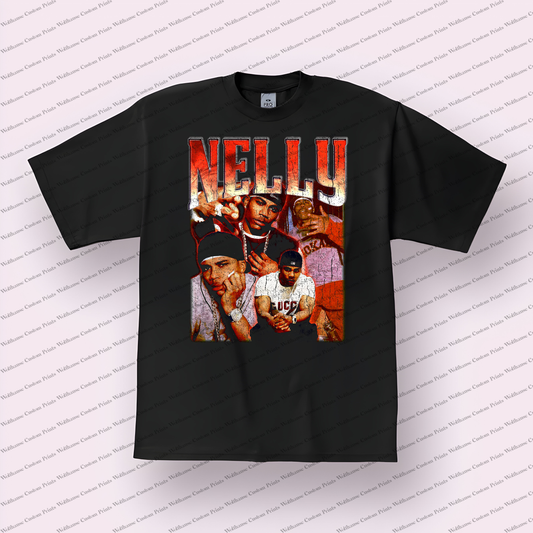 Nelly Distressed Graphic Tee