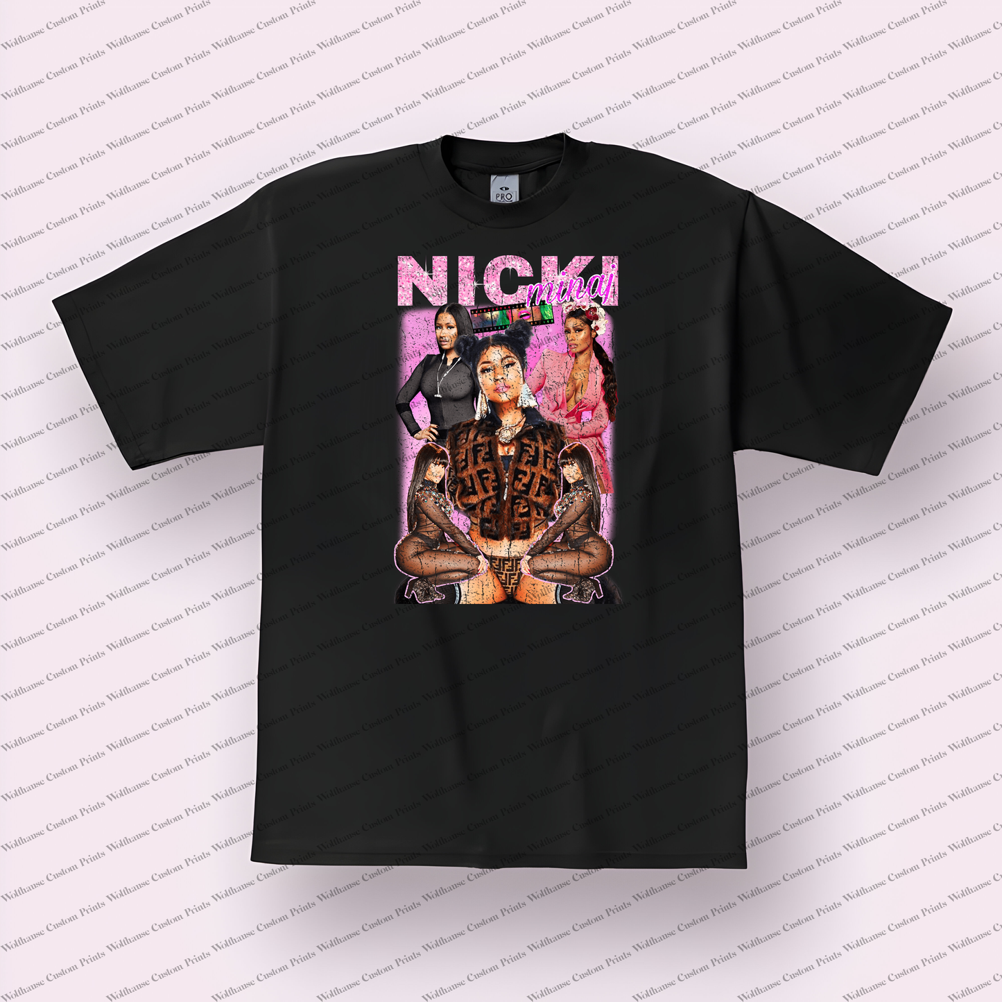 Nicki Minaj Distressed Graphic Tee