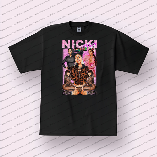 Nicki Minaj Distressed Graphic Tee