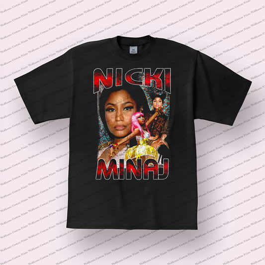 Nicki Minaj Distressed Graphic Tee