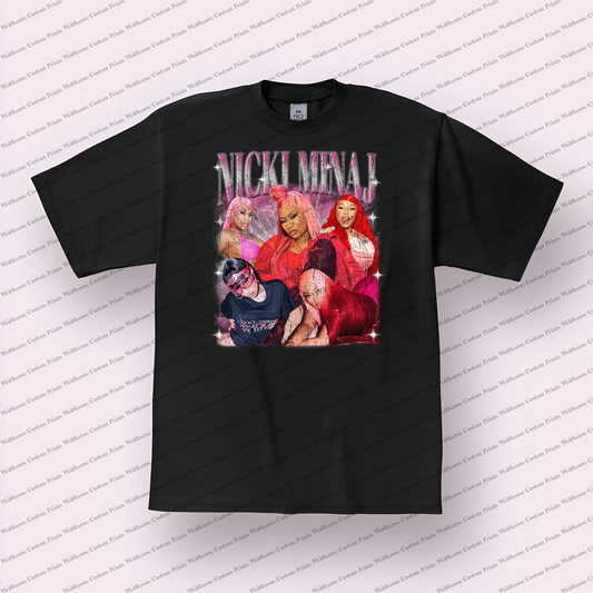 Nicki Minaj Distressed Graphic Tee