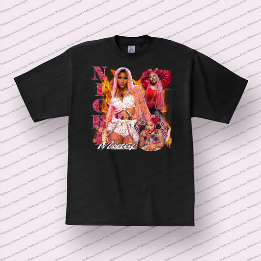 Nicki Minaj Distressed Graphic Tee