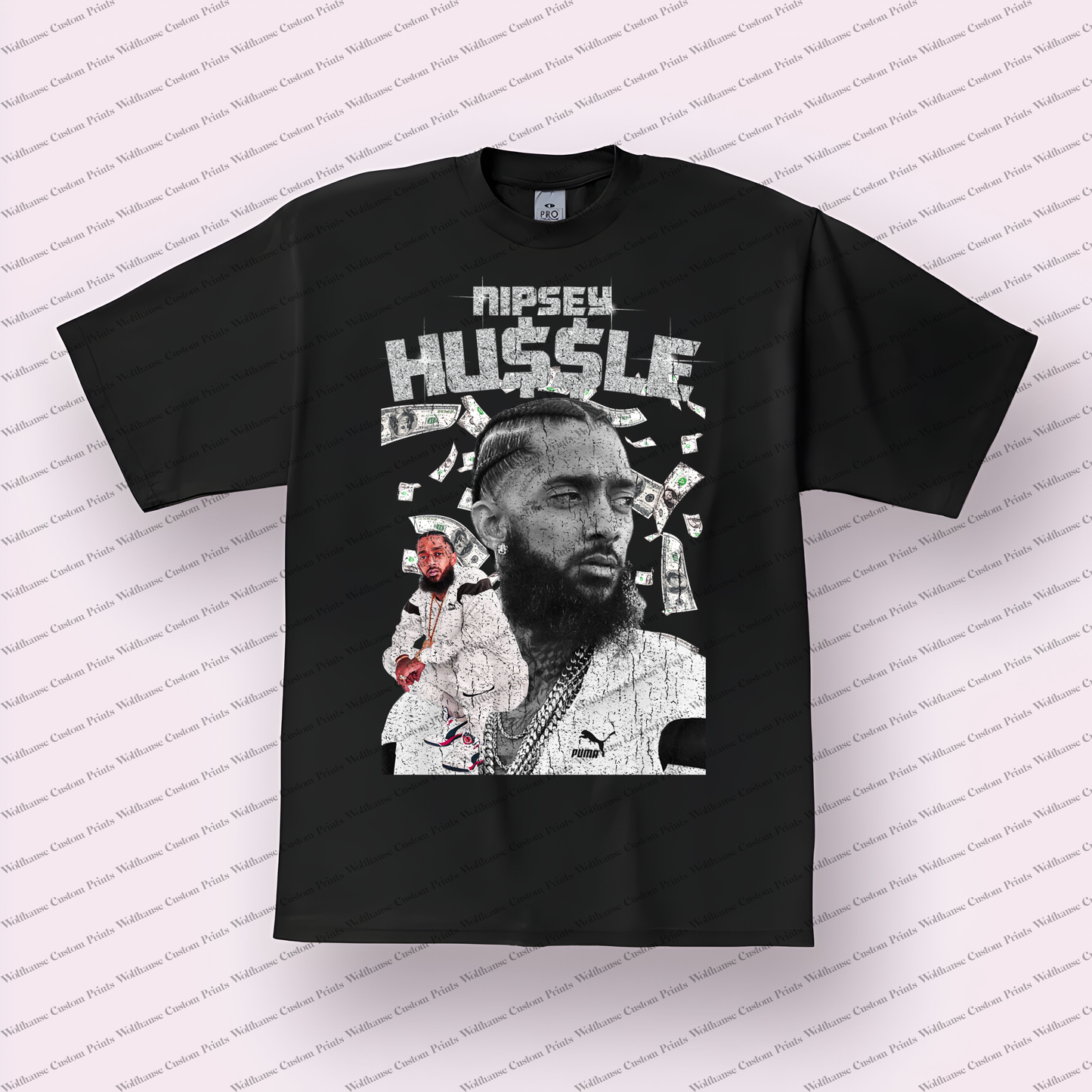 Nipsy Hussle Distressed Graphic Tee